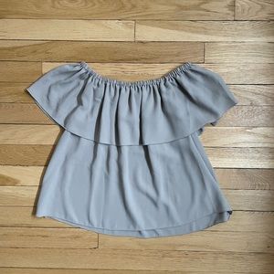 Aritzia Wilfred Promener Off the shoulder top- lilac
